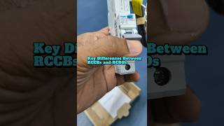 RCCB and RCBO Difference  which is better rccb rcbo electrician electrical [upl. by Chi]