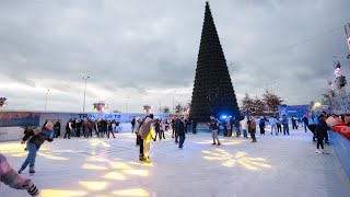 Cel Mai Mare Patinoar din Țară din parcarea PORT MALL ⛸️❄️ [upl. by Cecelia]