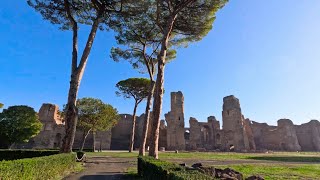 Baths of Caracalla Rome  Roman Baths  4K [upl. by Pyszka509]