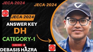 JECA 2024 ANSWER KEYCATEGORY 1 JECA2024 JECA [upl. by Zerline278]