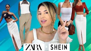 SHEIN x ZARA Roupas da ZARA na SHEIN pela METADE do PREÇO EPISÓDIO 76 [upl. by Eiboj302]