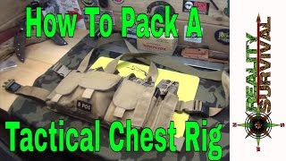 How To Pack A Tactical Chest Rig [upl. by Daloris]