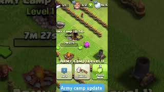 Army camp update clash of clans [upl. by Analart163]