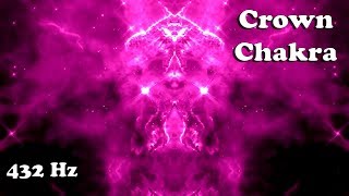 POWERFUL 432 Hz 7 CROWN CHAKRA Activation and Balancing 15 minute meditation [upl. by Ialda]