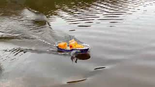 Rc Fowey Waveney Class lifeboat on sea trials [upl. by Eanaj49]