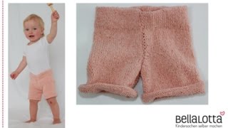 Kurze Hose Babyshort einfach stricken  für Anfänger [upl. by Tristan76]