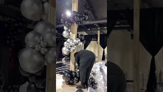 Embrace creativity and style with balloon art and event design 🖤 [upl. by Adlin]