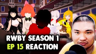 RWBY SEASON 1 Episode 15 REACTION [upl. by Essilec474]