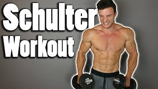 Schnellster Muskelaufbau für die Schulter  Workout im Hypertrophiebereich [upl. by Rumney]