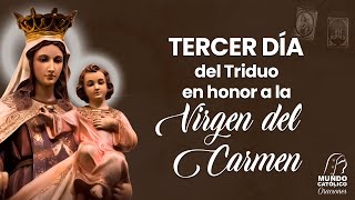 Tercer día del Triduo en honor a la Virgen del Carmen [upl. by Ayhdnas]