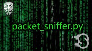 Coding  Packet Sniffer in Python  Offensive Python Tutorial 8 [upl. by Ger]