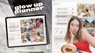 2025 ✨ Glow Up Planner✨ Demo  UndatedHyperlinked DIgital Planner [upl. by Krisha]