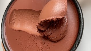 3Ingredient Chocolate Mousse „Mousse au Chocolat“ Made with Red Wine 🤯 vegan recipes [upl. by Robinet53]