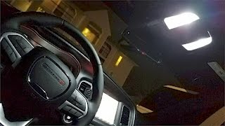 2017 Dodge Charger RT LED Interior Light Upgrade [upl. by Tanhya]