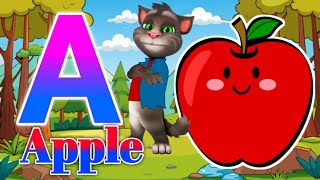 A for apple  अ से अनार  abcd phonics song  a for apple b for ball c for cat  abcd song  abcde [upl. by Aicnelev559]