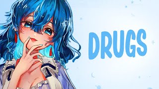 Nightcore  Drugs  Upsahl Lyrics [upl. by Prager494]