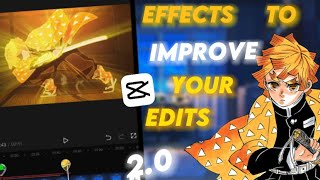 5 EFFECTS TO IMPROVE YOUR EDITS 20 Capcut 1K Sub Special⚡️ [upl. by Lasorella478]