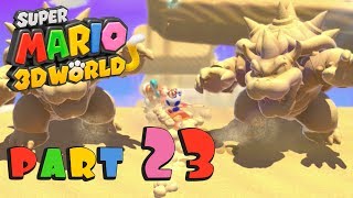 Super Mario 3D World  100 Coop Walkthrough Part 23 [upl. by Ziul]