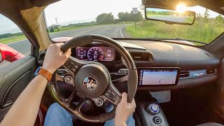 2022 Maserati MC20  POV Evening Drive Binaural Audio [upl. by Hanimay]