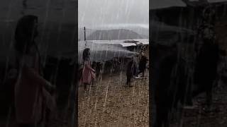 nomadic village life rain video [upl. by Acisseg]