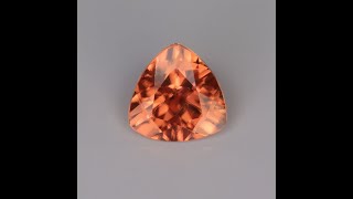 Trilliant Cut Imperial Zircon 354 Carats [upl. by Nnairret]