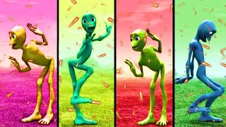 dance challenge dame tu cosita vs me kemaste Alien Green dance CHALLENGE [upl. by Rochella707]