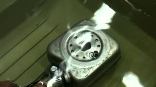 Engine Oil Cooler Pressure Testing [upl. by Notsrik]