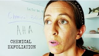 Chemical Exfoliation  AHAs Part 1  Fun Fast Facts Friday [upl. by Ellirehs]