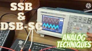 SSB and DSBSC modulation and Demodulation Experiment 👍 [upl. by Llewoh]