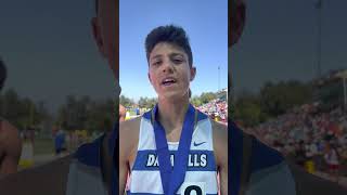 Dana Hills sophomore Evan Noonan wins the Division 2 title for 1600 meters  the 2023 CIFSS Finals [upl. by Latrell]