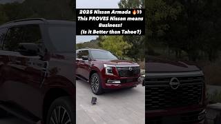 Five Reasons the NEW 2025 Nissan Armada Shows Nissan Means Business [upl. by Iaht]