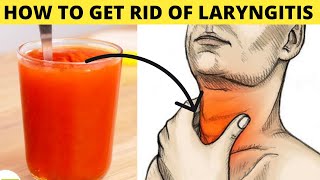 How to Get Rid of Laryngitis In Less than 5 minutes at home [upl. by Udelle]