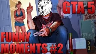 GTA 5  Funny Moments 2 Weird Deaths Crazy Stuff and More [upl. by Cerellia]