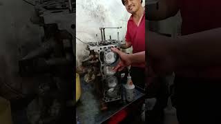 EP 2 ENGINE 2TR HILUX install piston and balancer [upl. by Drofxer]