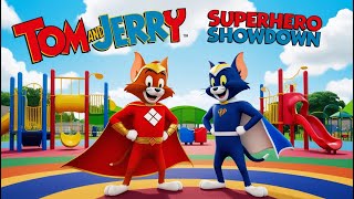 Tom And Jerry Superhero Showdown II Cat And Mouse II A short Video Animation For Kids And Toddlers [upl. by Rickey]