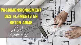 Prédimensionnement des éléments en beton arme [upl. by Dustan803]