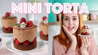 RECEITA MINI TORTA DE CHOCOLATE E FRAMBOESA [upl. by Aniteb421]