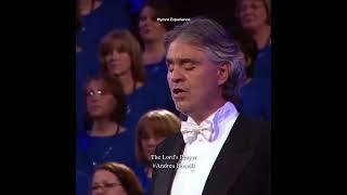 The Lords Prayer by Andrea Bocelli hymnsexperience thelordsprayer andreabocelli [upl. by Leunam59]