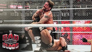 GRAPHIC CM Punk vs Drew McIntyre – Hell in a Cell Match Bad Blood 2024 highlights [upl. by Shuma852]