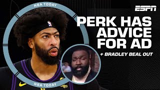 Perks ADVICE to Anthony Davis  Bradley Beal out at least 3 weeks due to back injury  NBA Today [upl. by Molly]