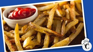 Crispy OvenBaked French Fries  An Easy Healthy Recipe [upl. by Yltneb]