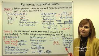 Kvadratna nejednačina vežbanje  Matematika II [upl. by Kcirddor]