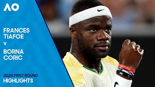 Frances Tiafoe v Borna Coric Highlights  Australian Open 2024 First Round [upl. by Kosey715]