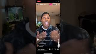 ladarius marshall cheer instagram live stream part 1 cheer netflixcheer [upl. by Neicul]