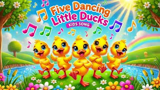 FIVE LITTLE DUCKS  NURSERY RHYMES amp KIDS SONGS [upl. by Edmonda]