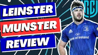 URC Round 6  Leinster v Munster Match Review [upl. by Nahgeam]