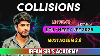 collisions 💥 part 2  11th JEENEET  physics  pro level [upl. by Donnell95]