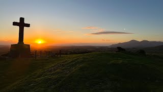 Irish Stone Cross Sunrise Natures Grandeur Unveiled [upl. by Ennad]