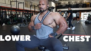 LOWER CHEST WORKOUT FOR MASS 101 [upl. by Holleran]