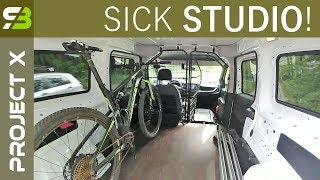 Mobile SickBiker Studio Fiat Doblo Maxi As A Camper For Cyclist Part 1 [upl. by Nylicaj]